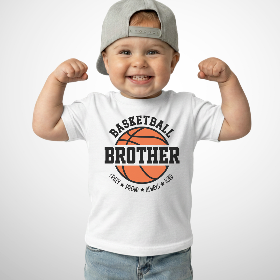 Basketball Brother Toddler Shirt
