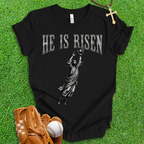 He Is Risen Baseball T-Shirt