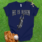 He Is Risen Baseball T-Shirt