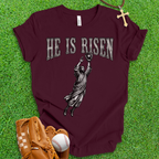 He Is Risen Baseball T-Shirt
