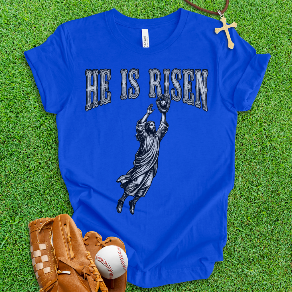 He Is Risen Baseball T-Shirt