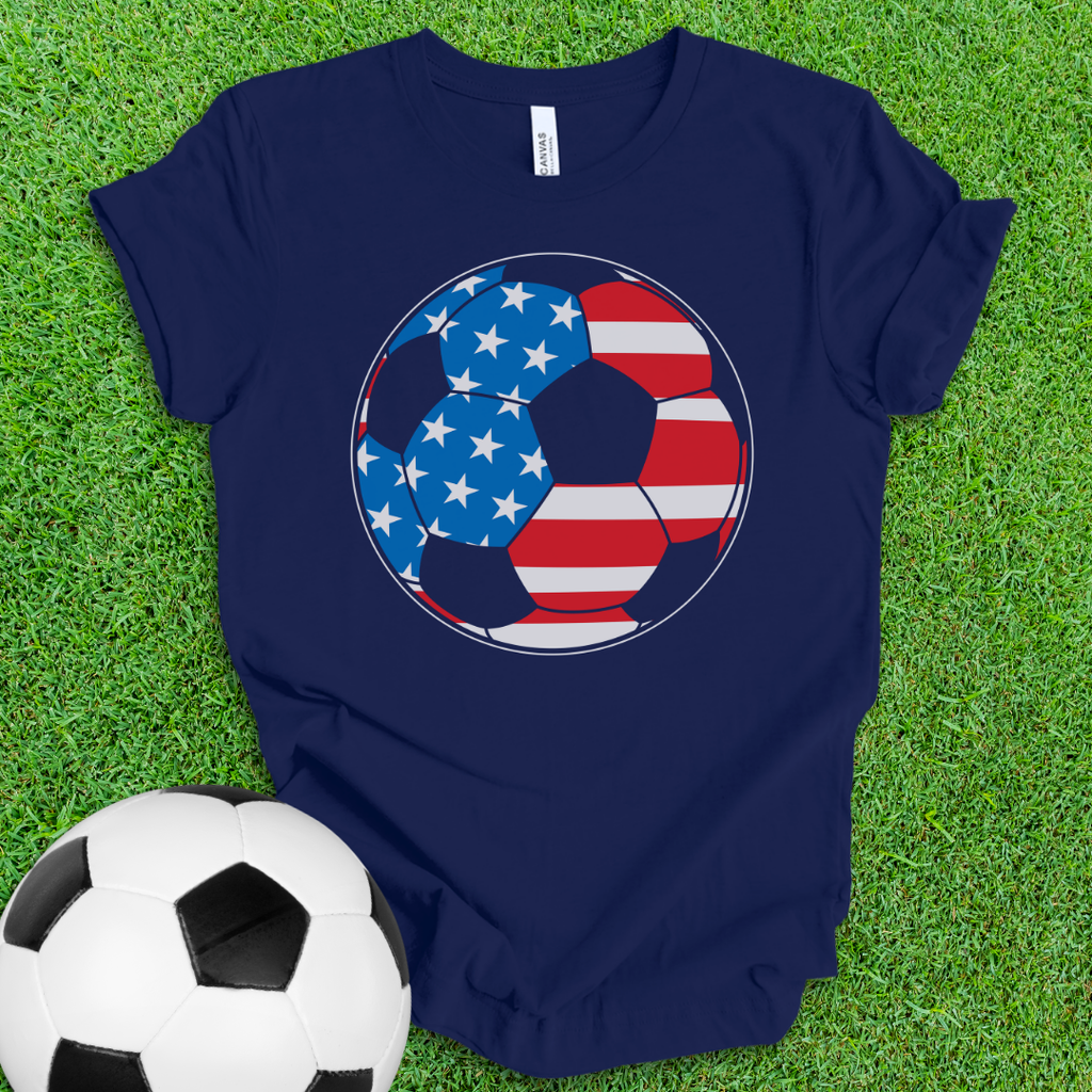 USA Soccer Ball T-Shirt