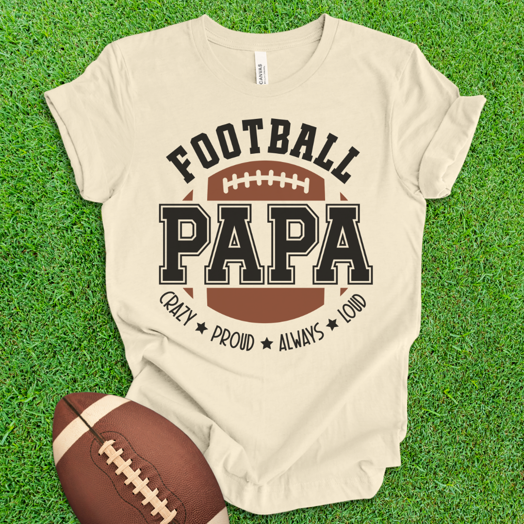 Football Papa T-Shirt