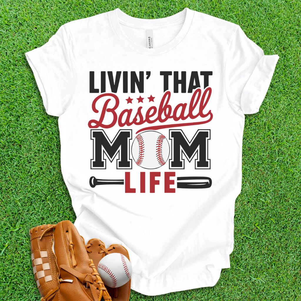 Baseball Mom Life T-Shirt