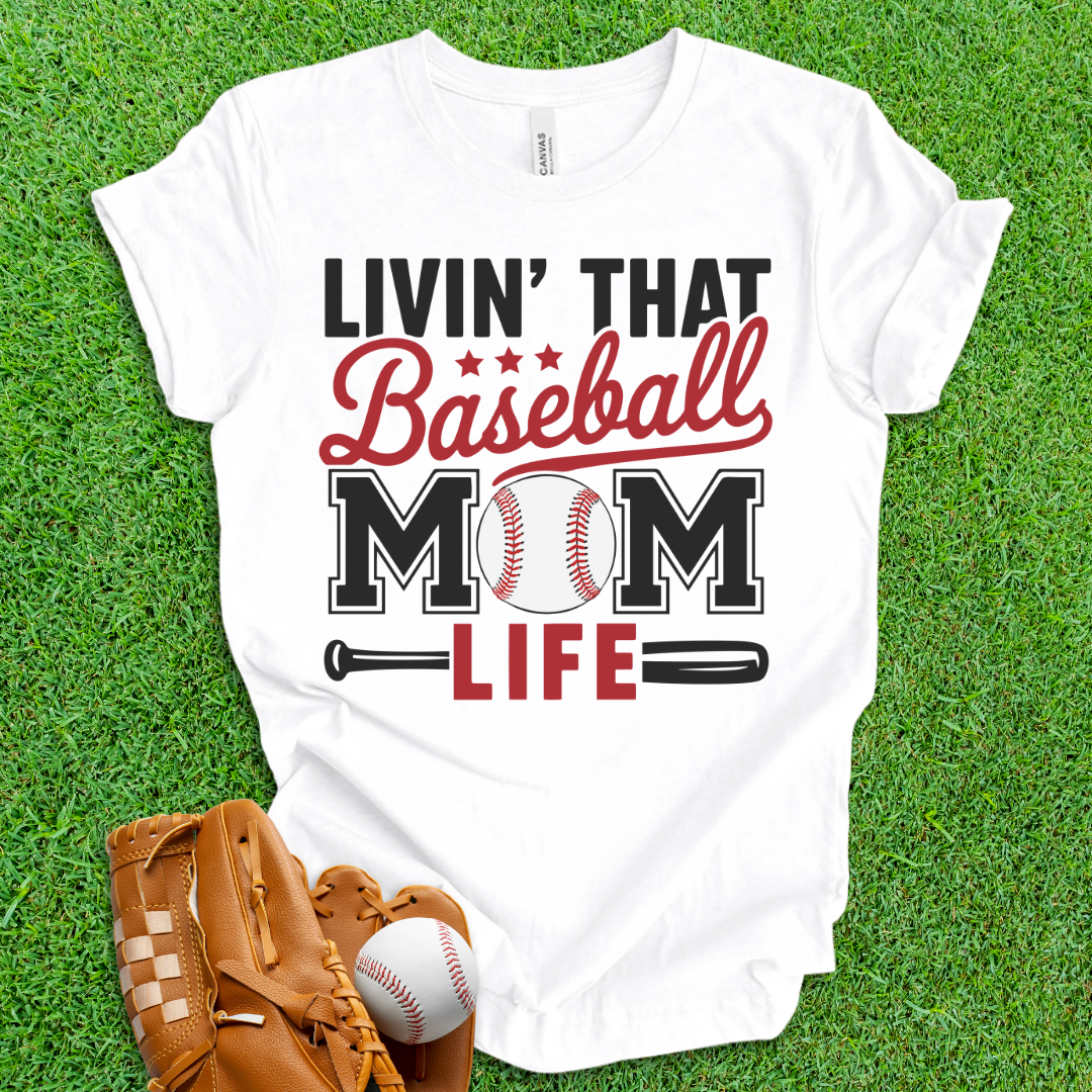 Baseball Mom Life T-Shirt