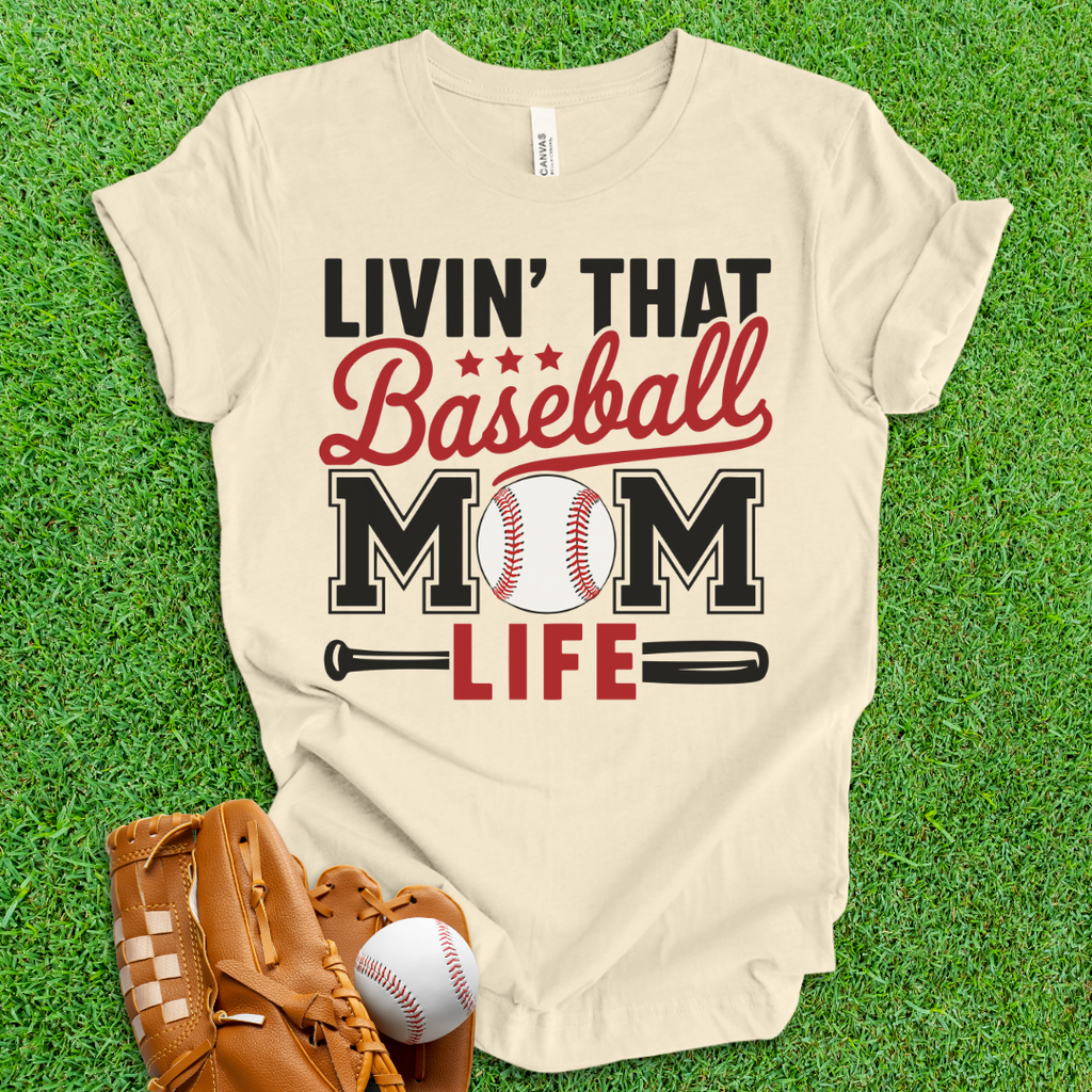 Baseball Mom Life T-Shirt