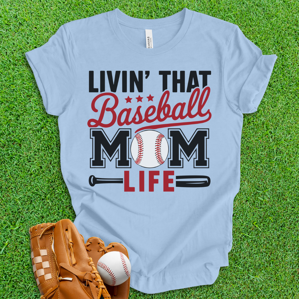 Baseball Mom Life T-Shirt