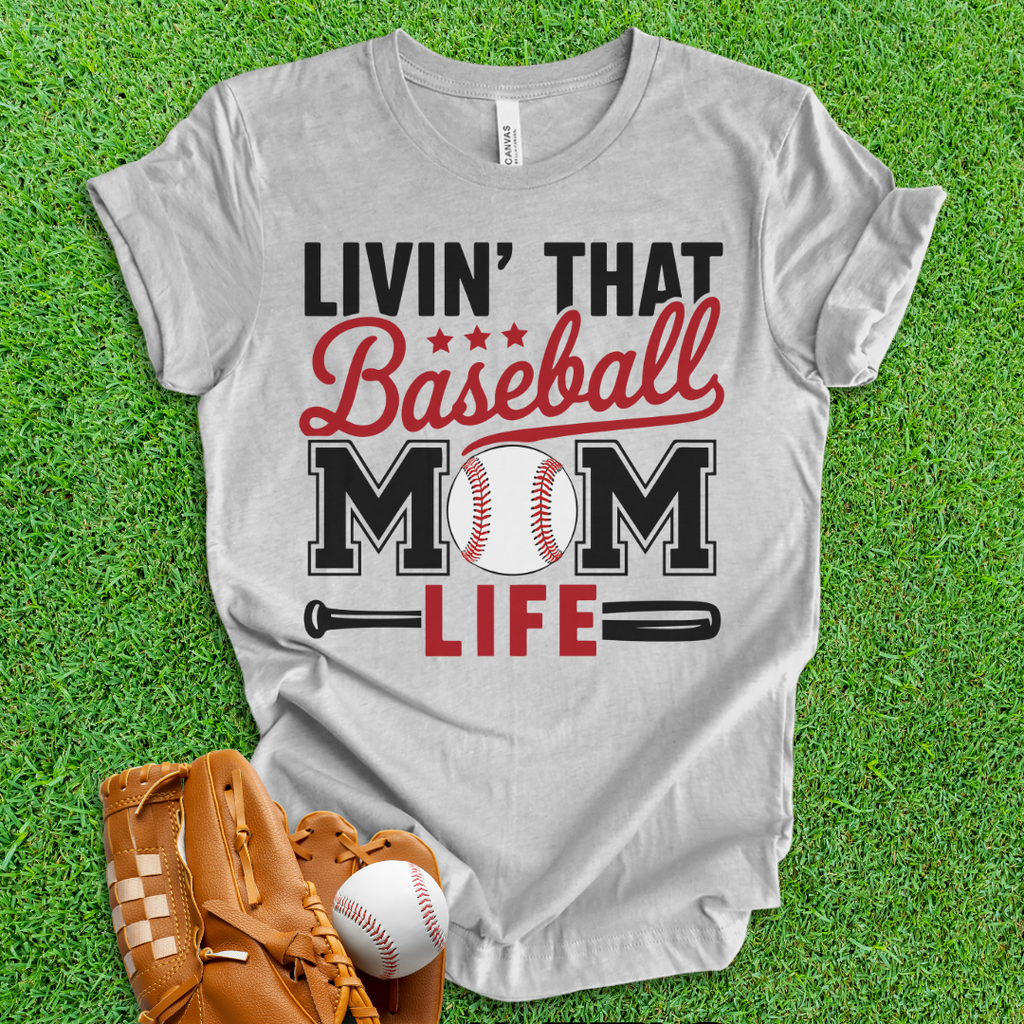 Baseball Mom Life T-Shirt