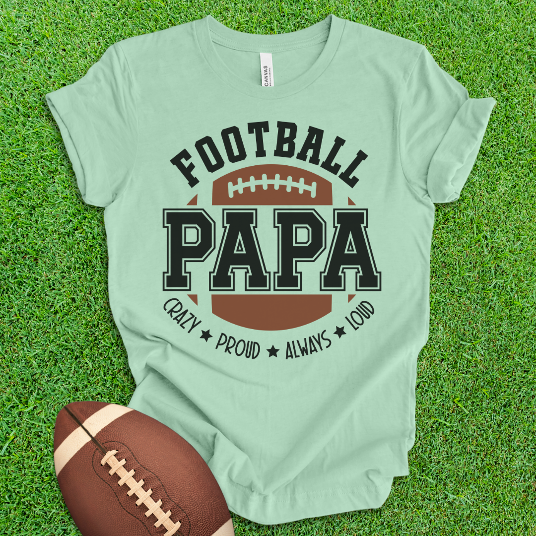 Football Papa T-Shirt