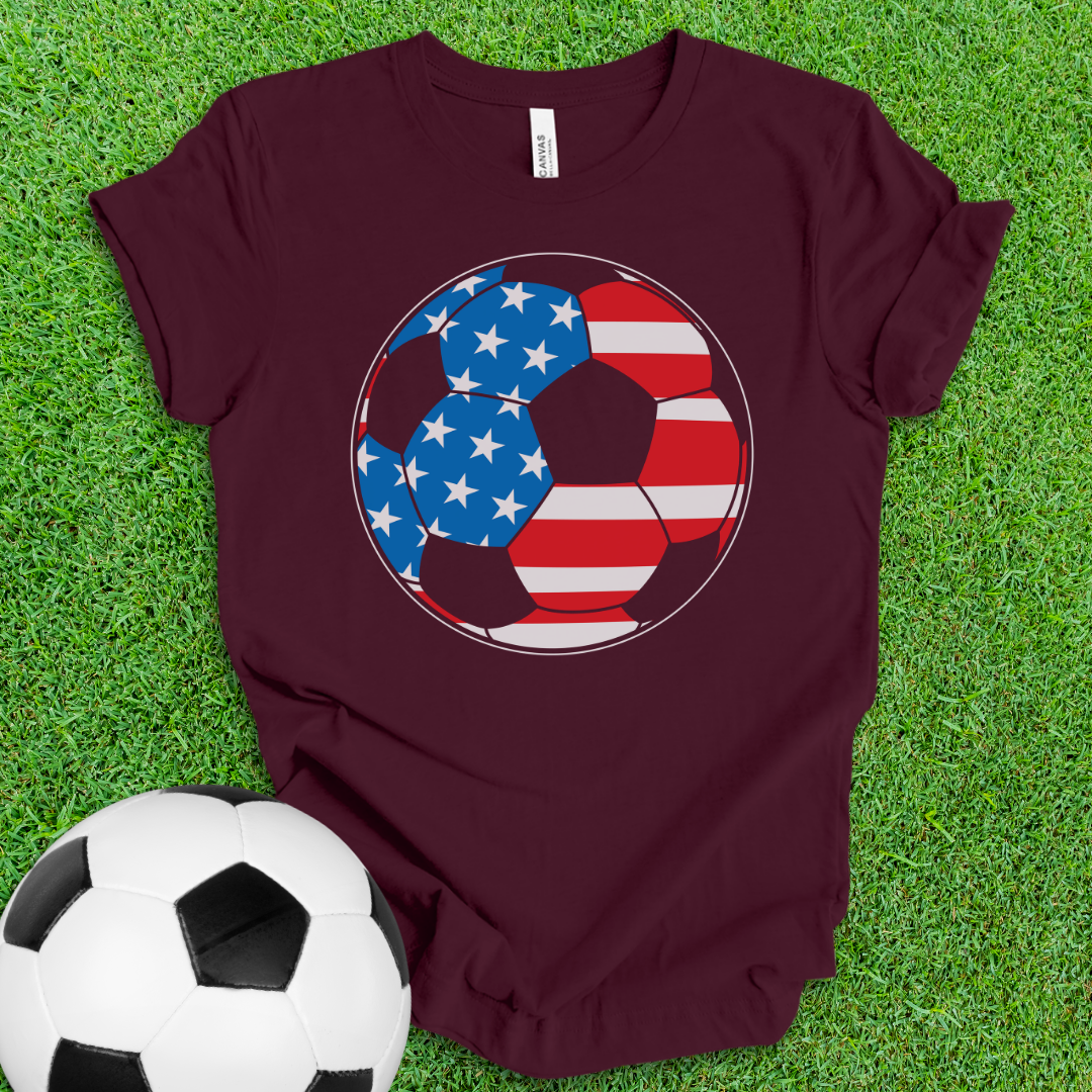 USA Soccer Ball T-Shirt