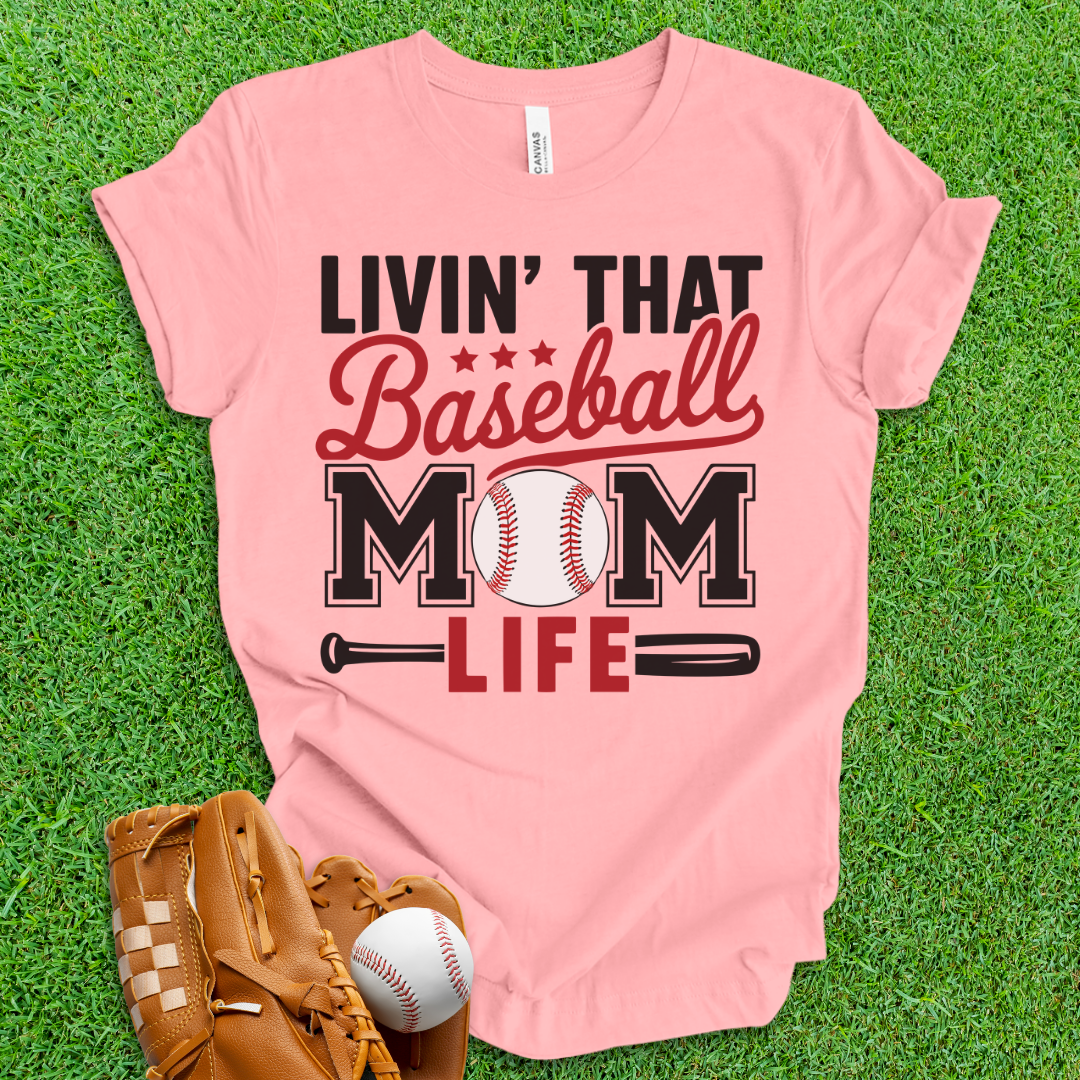 Baseball Mom Life T-Shirt
