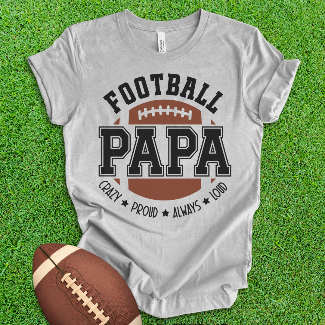 Football Papa T-Shirt