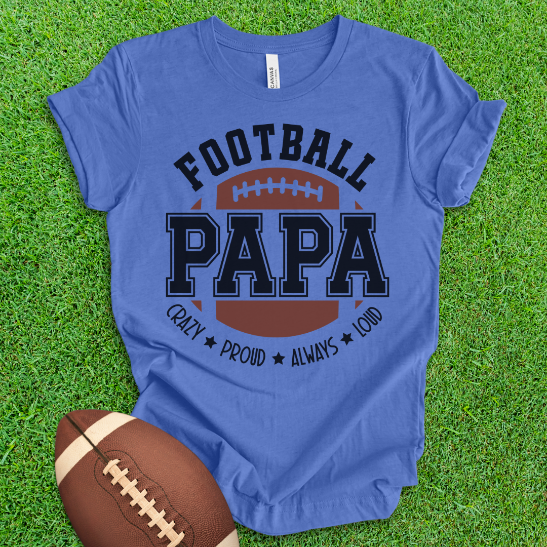 Football Papa T-Shirt