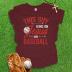Jesus and Baseball Youth T-Shirt