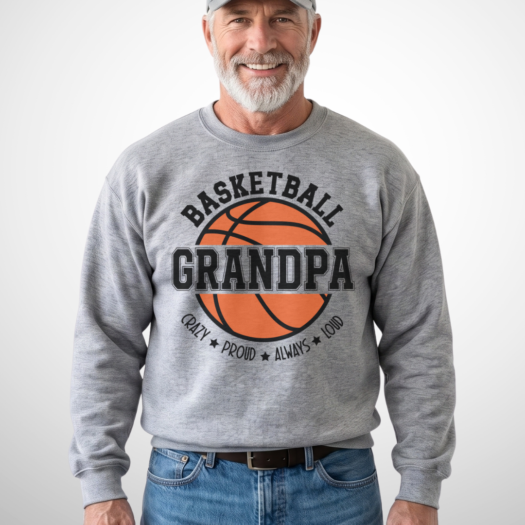 Basketball Grandpa Sweatshirt