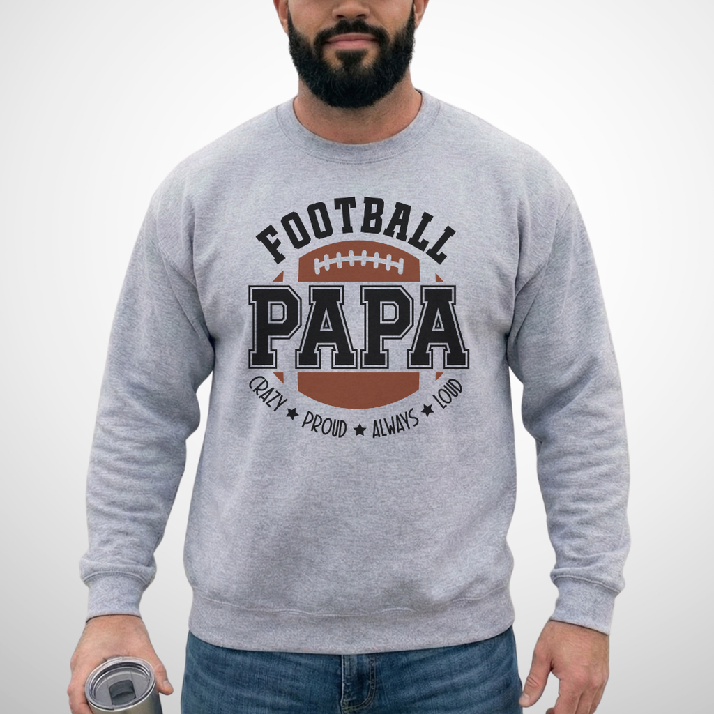 Football Papa Sweatshirt