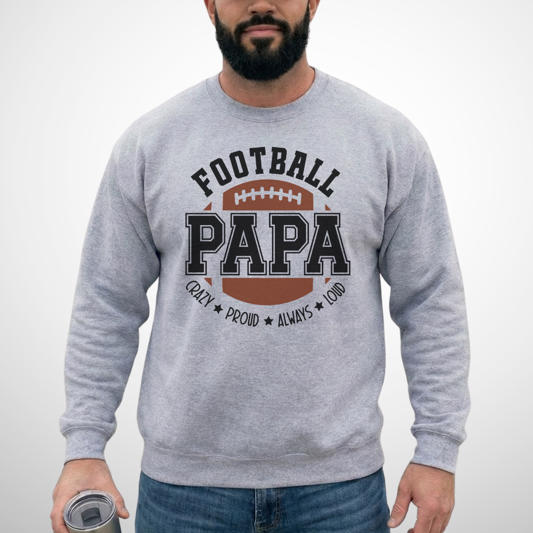 Football Papa Sweatshirt