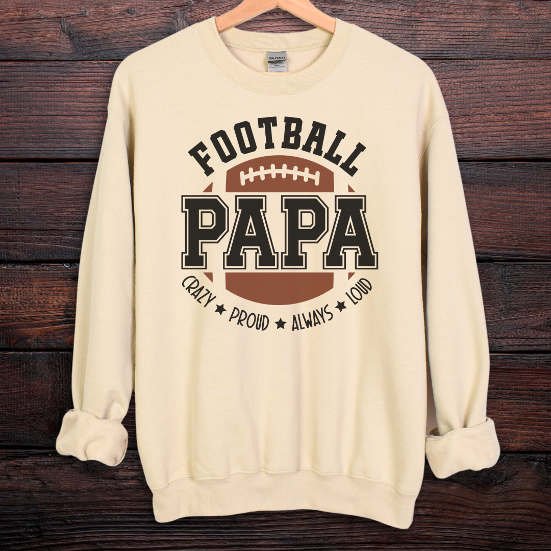 Football Papa Sweatshirt
