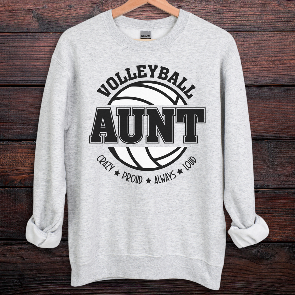 Volleyball Aunt Sweatshirt