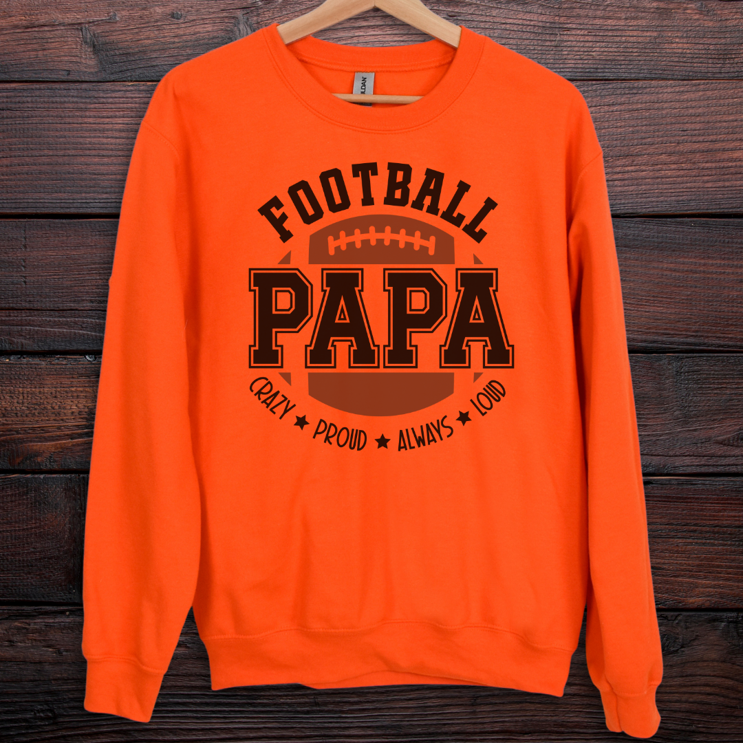 Football Papa Sweatshirt