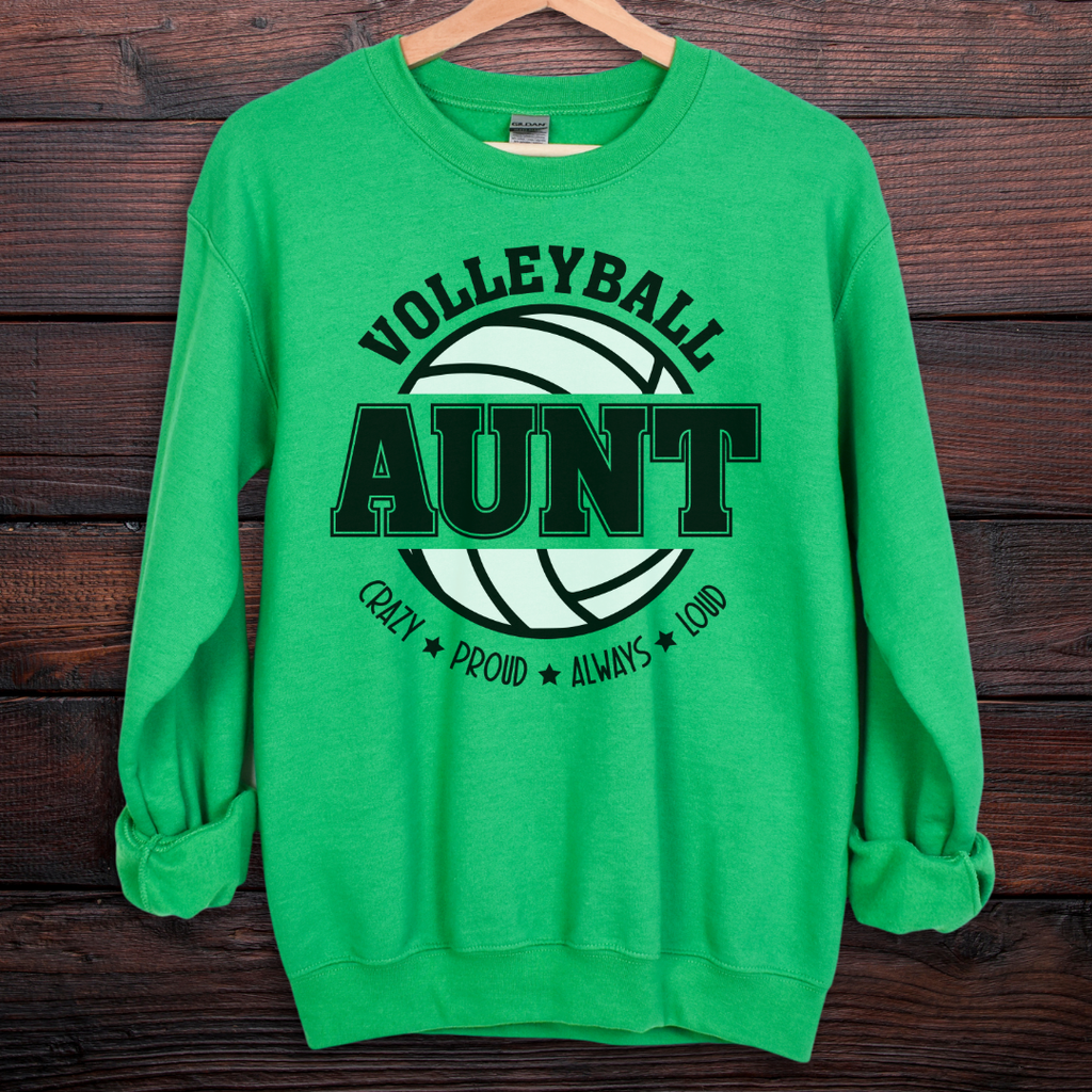 Volleyball Aunt Sweatshirt