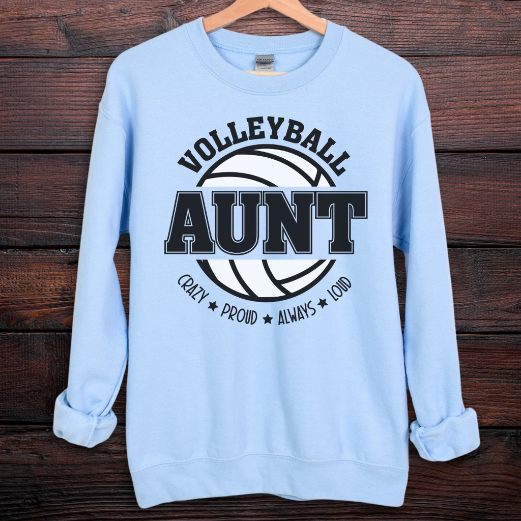 Volleyball Aunt Sweatshirt