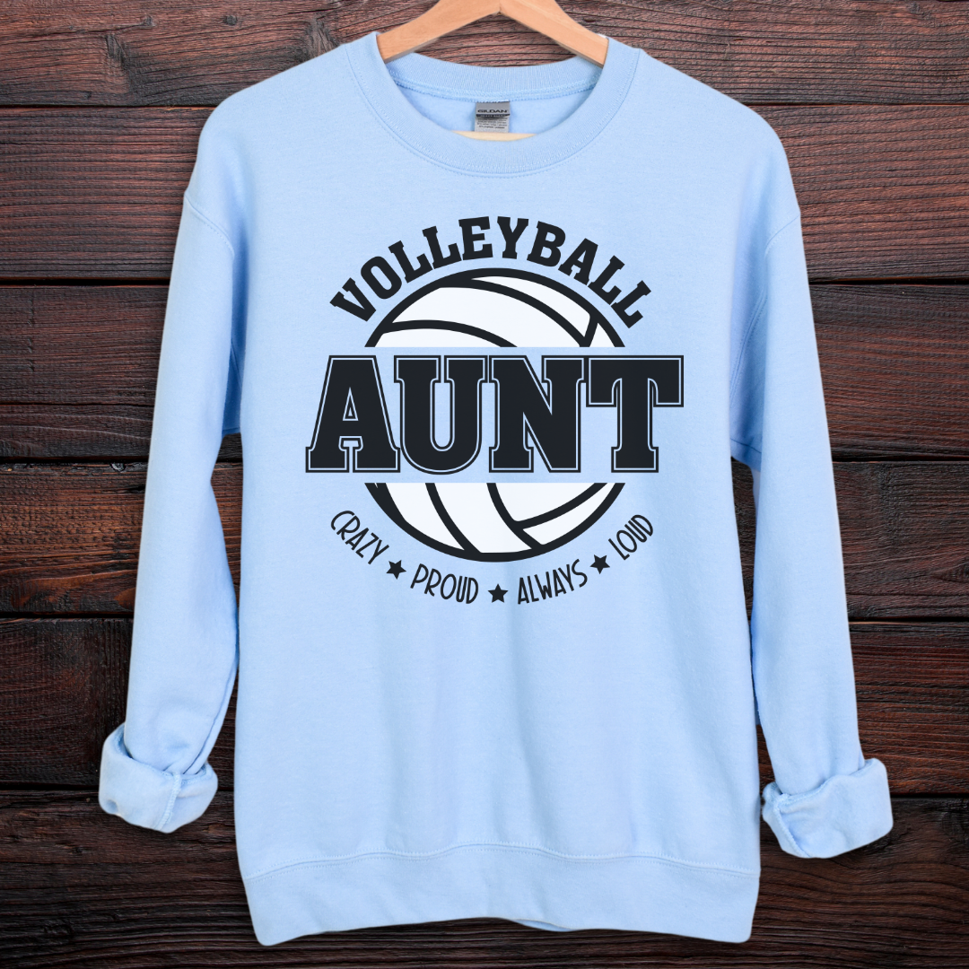 Volleyball Aunt Sweatshirt