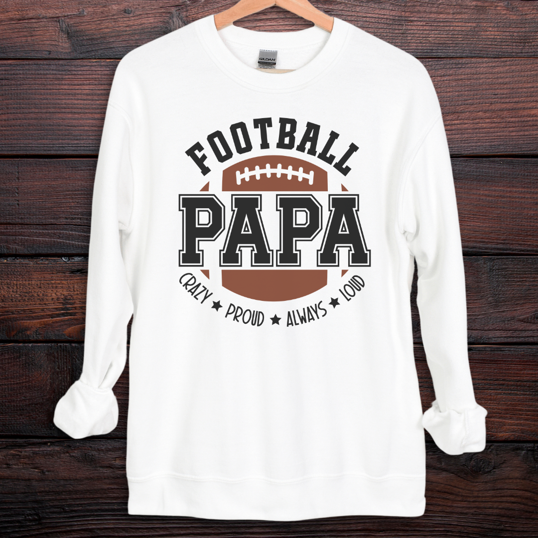 Football Papa Sweatshirt