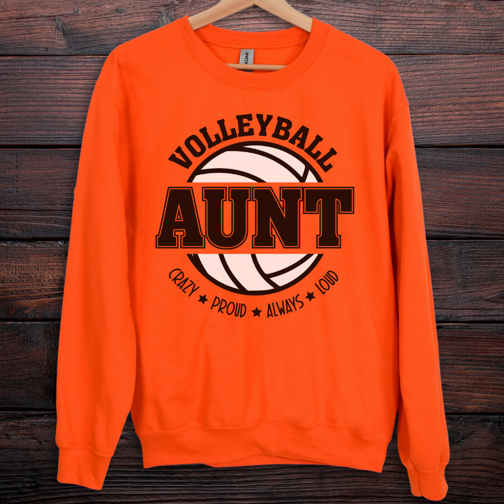 Volleyball Aunt Sweatshirt