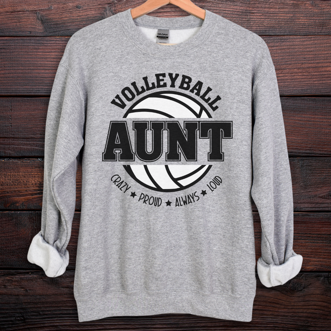 Volleyball Aunt Sweatshirt