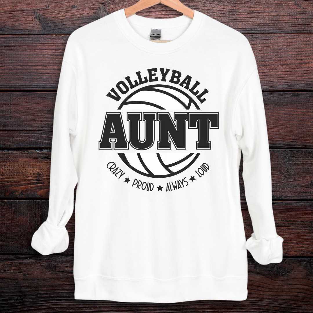 Volleyball Aunt Sweatshirt