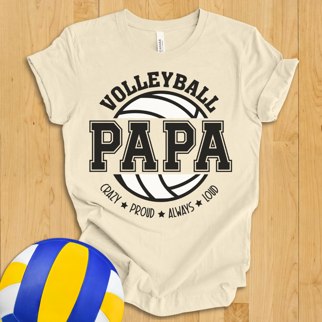 Volleyball Papa T-Shirt