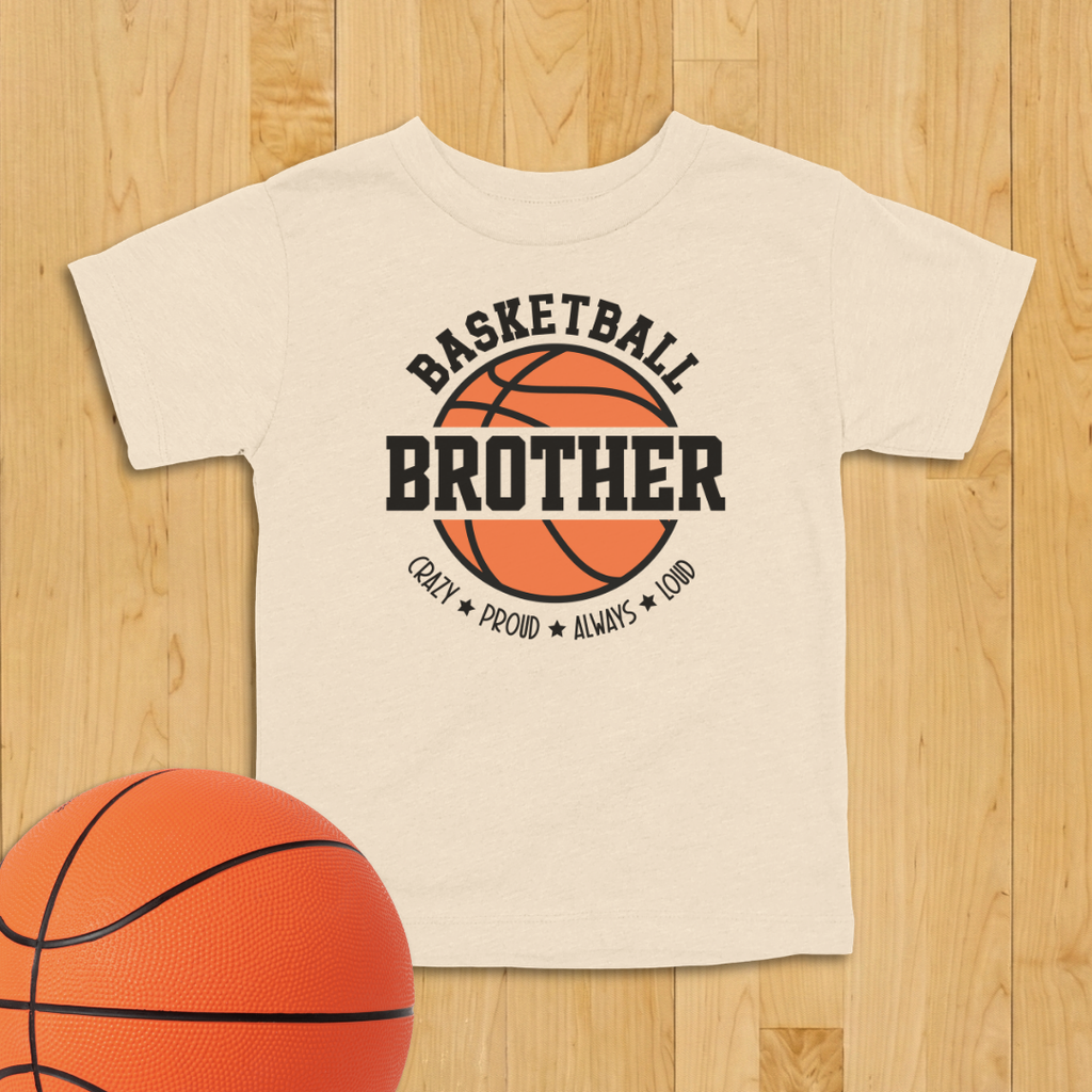 Basketball Brother Toddler Shirt