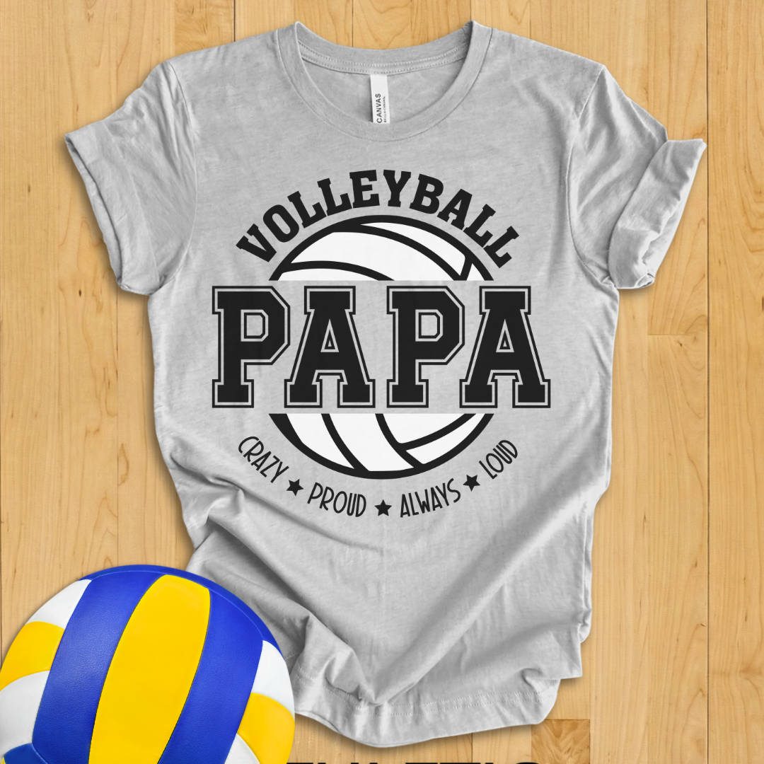 Volleyball Papa T-Shirt