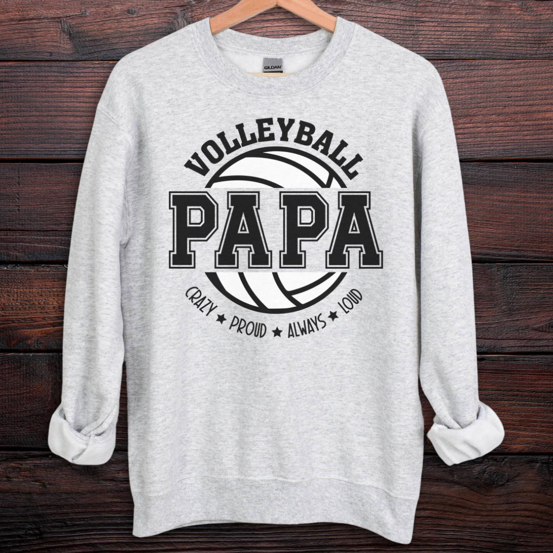 Volleyball Papa Sweatshirt
