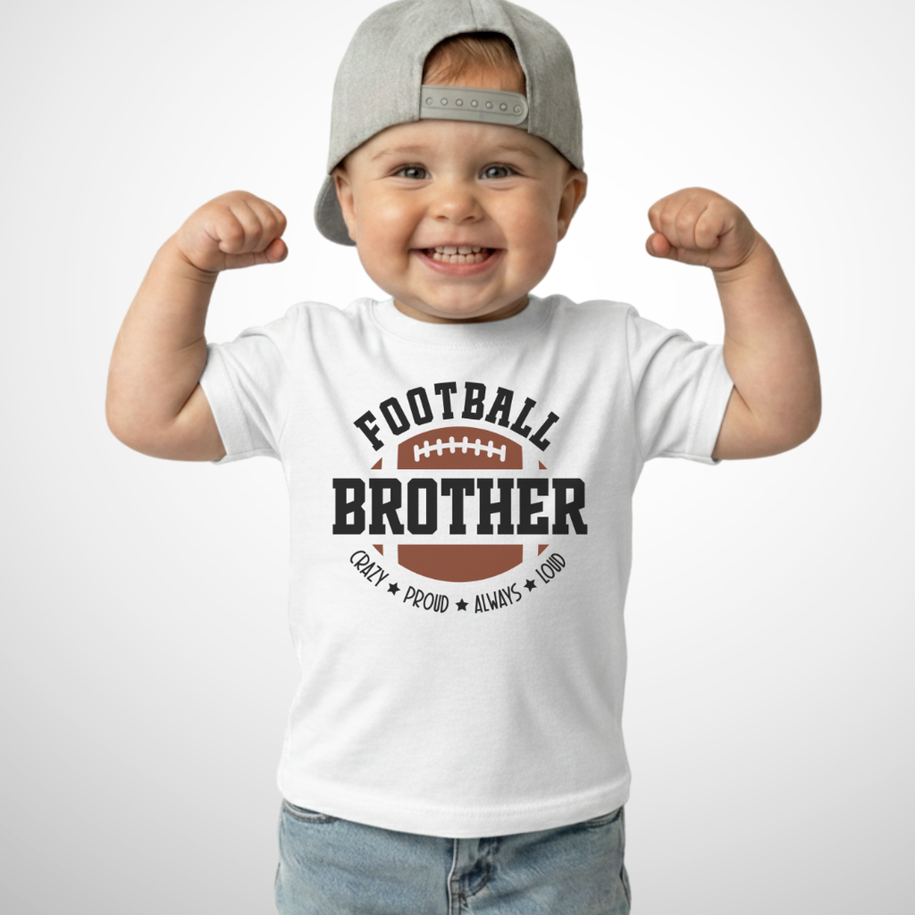 Football Brother Toddler Shirt