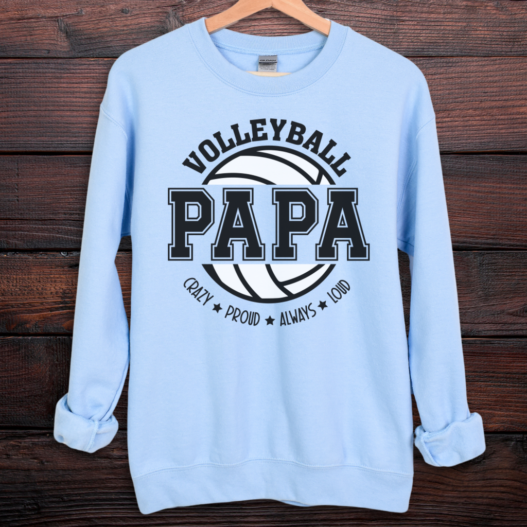 Volleyball Papa Sweatshirt