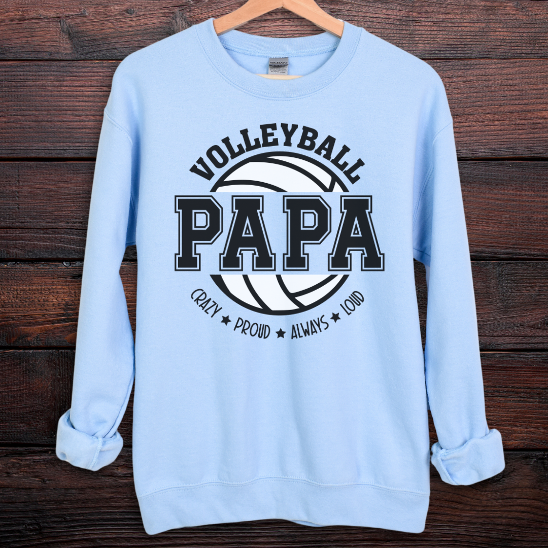 Volleyball Papa Sweatshirt