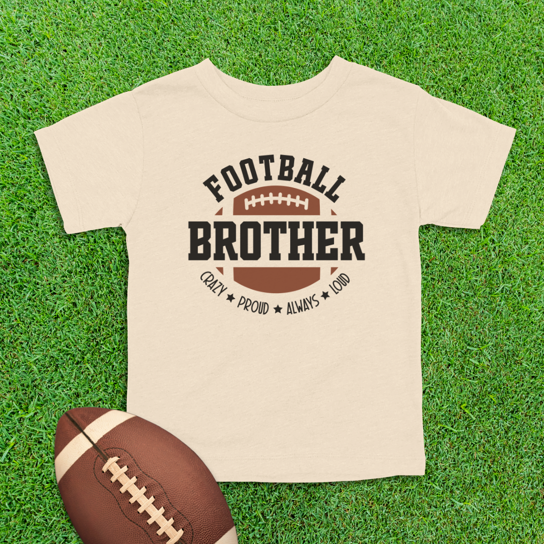Football Brother Toddler Shirt