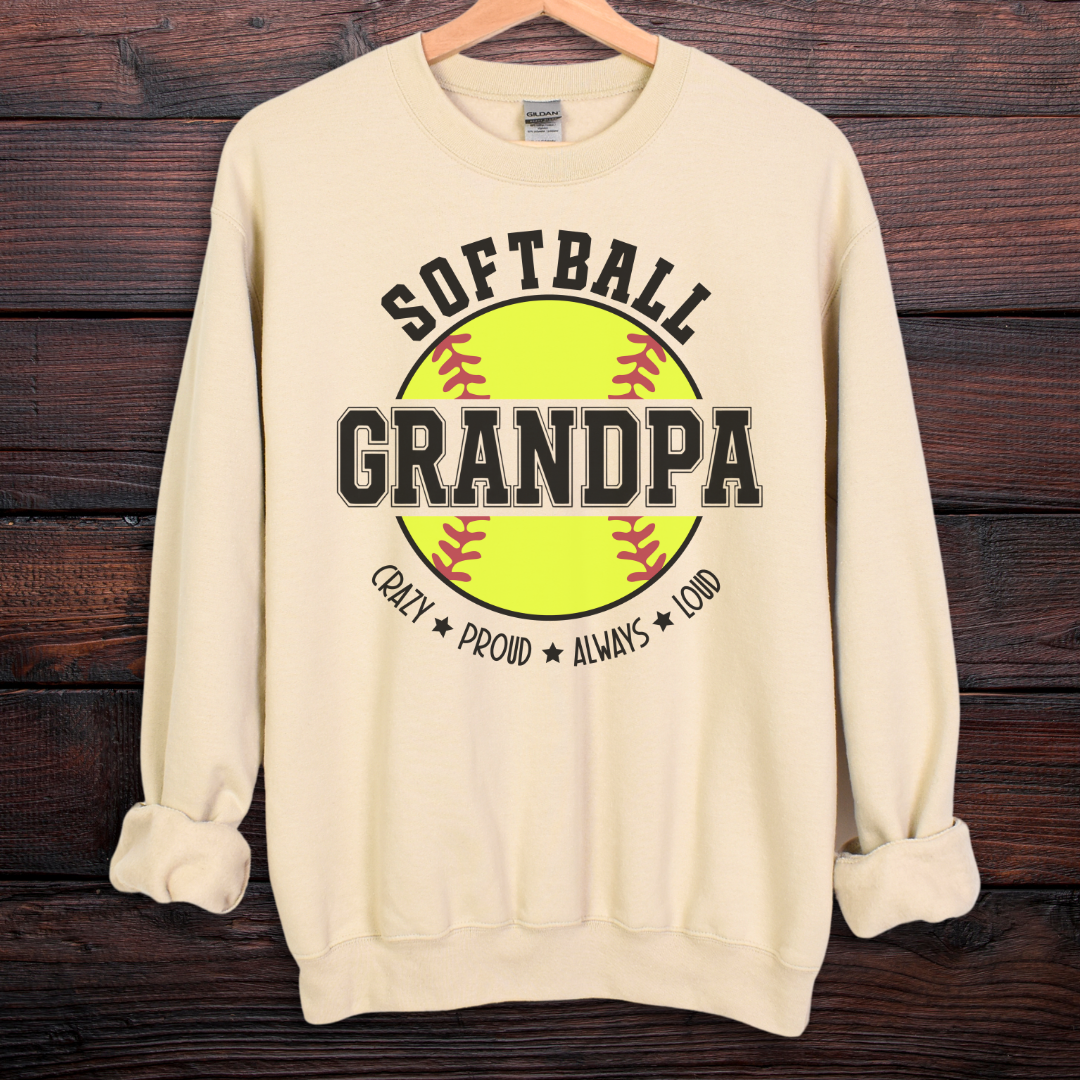 Softball Grandpa Sweatshirt