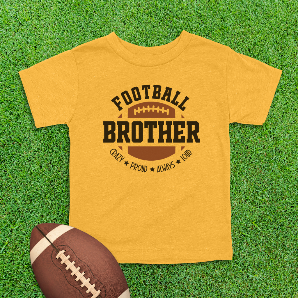 Football Brother Toddler Shirt