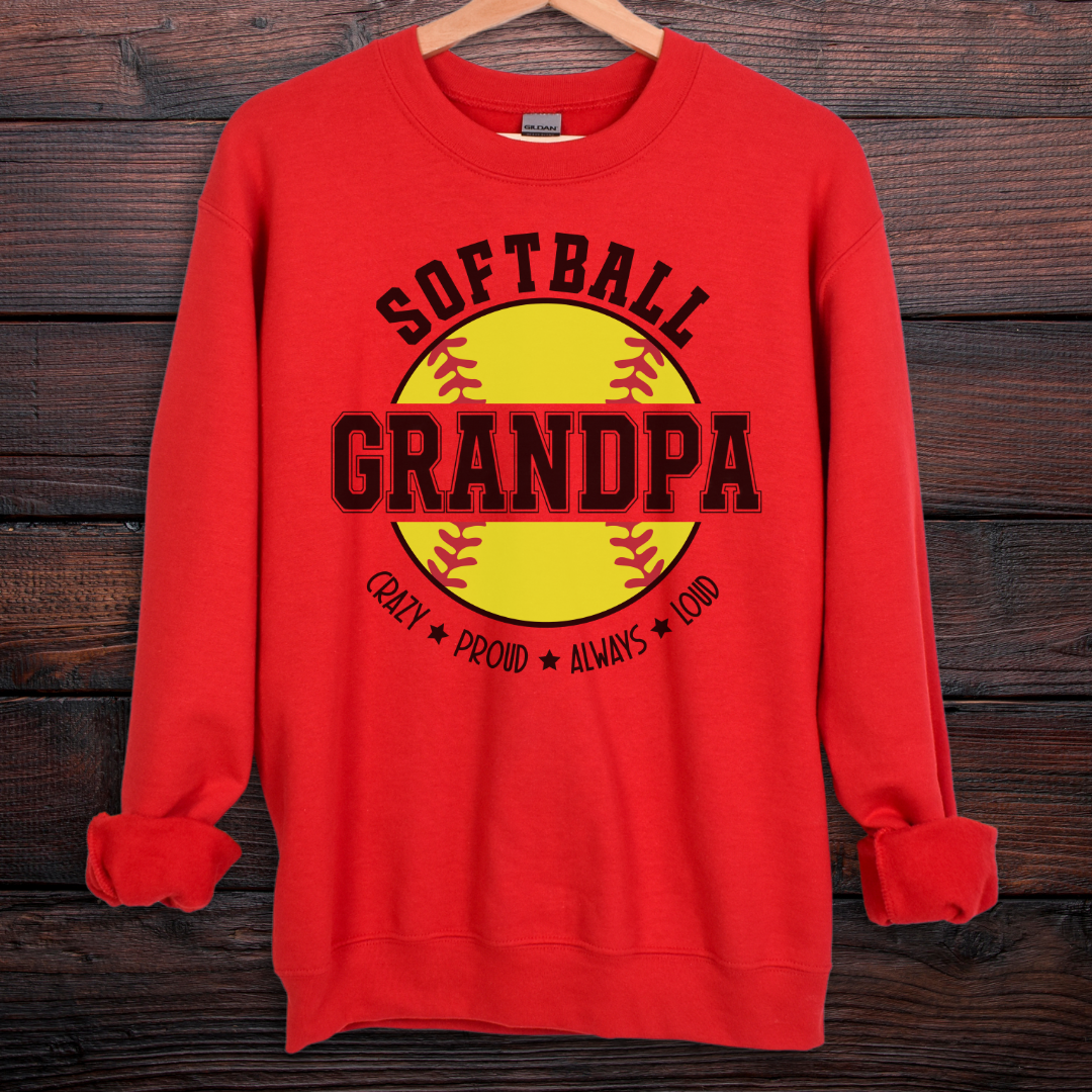 Softball Grandpa Sweatshirt