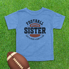 Football Sister Toddler Shirt