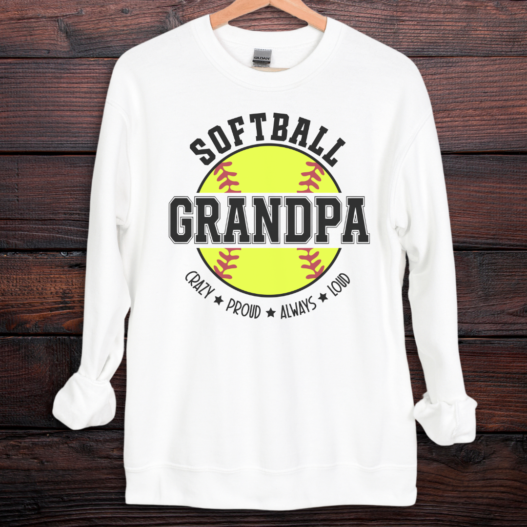 Softball Grandpa Sweatshirt