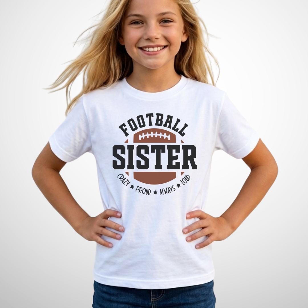Football Sister Youth Shirt
