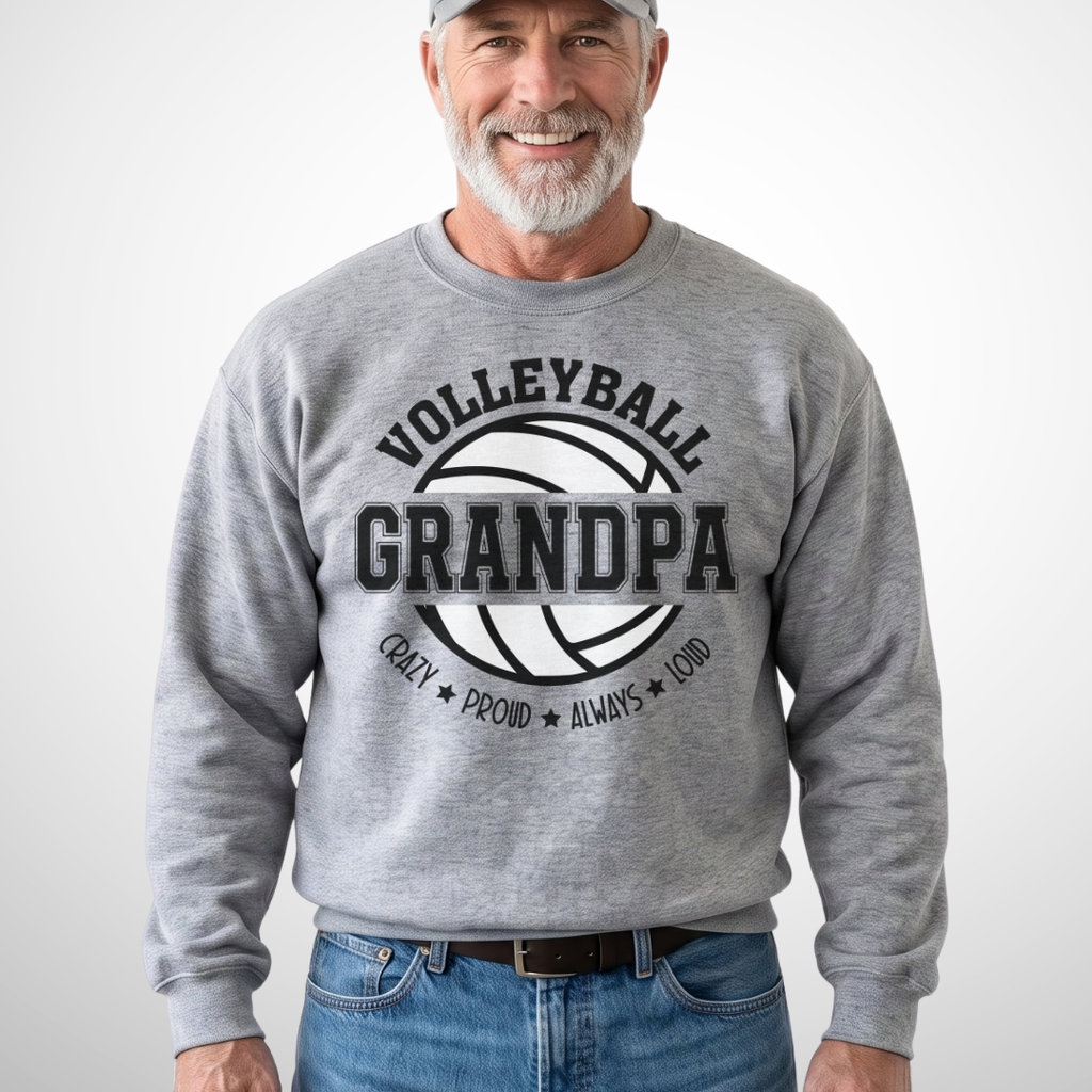 Volleyball Grandpa Sweatshirt
