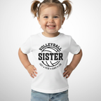 Volleyball Sister Toddler Shirt