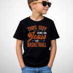 Jesus and Basketball Boys Youth T-Shirt