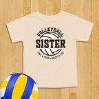 Volleyball Sister Toddler Shirt