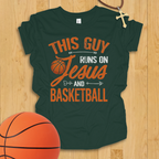 Jesus and Basketball Boys Youth T-Shirt
